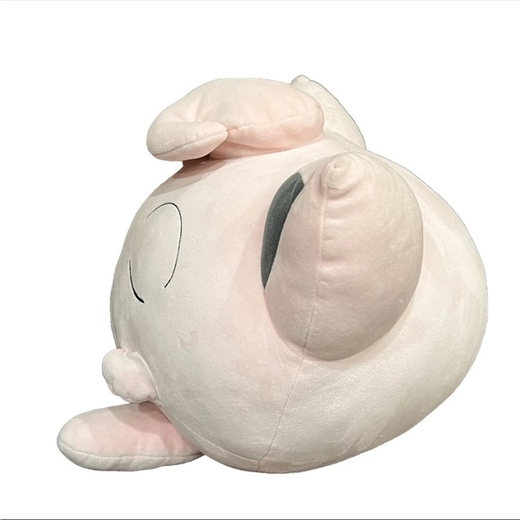 Pokémon Plush Jigglypuff Sleeping Kids' Plush Buddy LARGE 18" Jazwares Like New - Picture 3 of 7